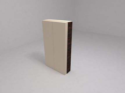 Декоративная боковая панель для шкафа белый (меламин)