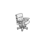 Кресло посетителя Hergo/B (цвет: алькантара)